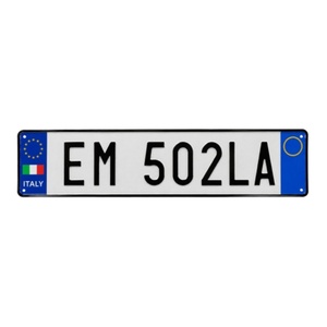 Placas de Matrícula Personalizadas en Aluminio con Relieve 3D, Placas Europeas, Placas <span class=keywords><strong>Italianas</strong></span>, Venta al por Mayor de Placas con Relieve - Product Image 5