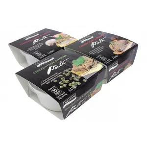 Индивидуальные печатные бумажные картонные упаковочные рукава для пищевых контейнеров