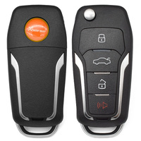Clé de voiture pliable Xhorse XEFO01EN Série XE universelle 433mhz 315mhz Télécommande pour véhicule