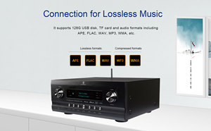 Meilleur amplificateur AV intégré 9 canaux, amplificateur de cinéma maison, amplificateur de puissance, amplificateur audio HD ARC optique coaxial - Product Image 2