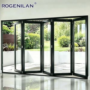 Rogenilan, Proveedor Chino de Puertas Plegables de Aluminio Resistentes a Huracanes, Puertas Bi-Plegables con Doble Acristalamiento Low-E para Patio - Product Image 6