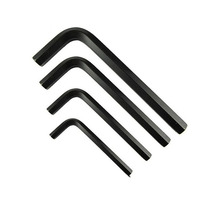 Llave Allen de Acero con Recubrimiento de Óxido Negro en Tamaños de 1/16, 5/64, 7/64, 1/8, 3/32, 9/64, 5/32, 3/16 y 7/32 Pulgadas