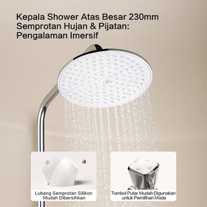 Connecteur de douche en laiton raffiné avec tuyau flexible de 150 cm pour la maison - Product Image 3