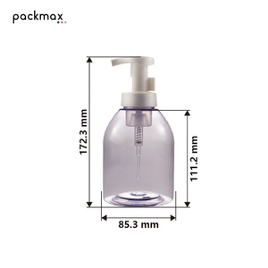 Bouteille de savon pour les mains en mousse PET de 500 ml - Distributeur à pompe pour mousse nettoyante visage, gel douche et lotion - Vente en gros - Product Image 4