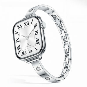 <span class=keywords><strong>Bracelet</strong></span> Premium Série LOVE serti de diamants, diamants Moissanite, plaqué or 18 carats, acier inoxydable 316L, juste pour le <span class=keywords><strong>bracelet</strong></span> <span class=keywords><strong>Apple</strong></span> <span class=keywords><strong>Watch</strong></span> - Product Image 2