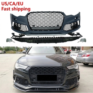 Kit Carrozzeria Stile <span class=keywords><strong>RS6</strong></span> con Griglia per <span class=keywords><strong>Audi</strong></span> A6 S6 C7 C7.5 2012-2018, Assemblaggio Paraurti Anteriore - Product Image 1