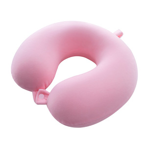 Oreiller de voyage ergonomique en mousse à mémoire de forme en U portable pour le soutien cervical en <span class=keywords><strong>avion</strong></span> et en voiture, offre un soulagement - Product Image 6