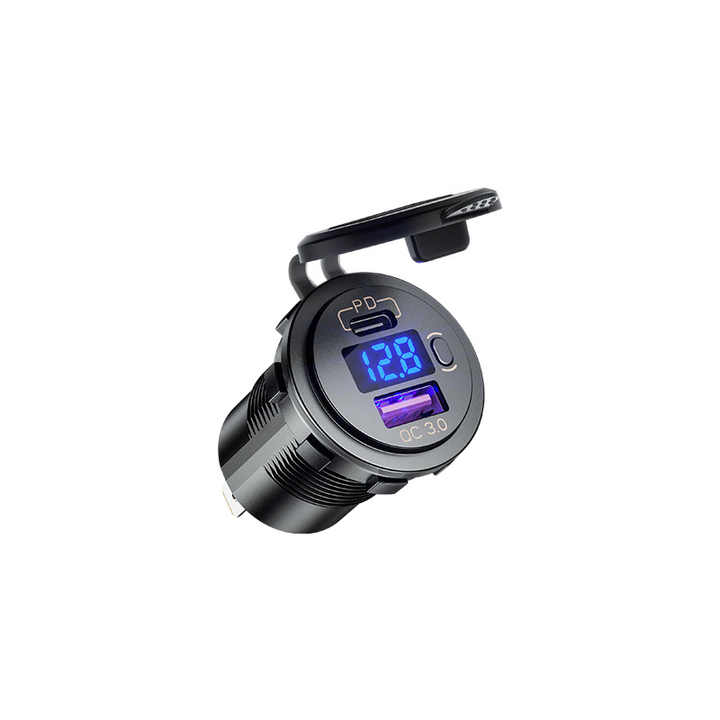12V PD QC3.0 Fast Charge USB outlet Quick Charge 3.0 Dual USB Car