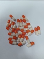 Capsules de gélatine pharmaceutique blanches et oranges, coques de capsules vides, services OEM/ODM sur mesure, certifiées GMP/HALAL/ISO