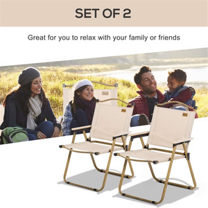 เก้าอี้พับได้น้ำหนักเบาสำหรับการตั้งแคมป์ชายหาดพร้อมโลโก้ที่กำหนดเองสำหรับการเดินทางการประชุมเชิงปฏิบัติการสำหรับการจัดส่ง - Product Image 4