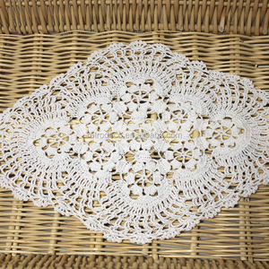 100% coton et main crochet napperon boho <span class=keywords><strong>macramé</strong></span> napperons ensemble crochet à la main cuisine décor <span class=keywords><strong>rond</strong></span> coton tampons caboteur - Product Image 6