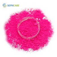 Poudre de pigment fluorescente multicolore Sephcare pour des effets de teinture et de coloration de tissus vifs