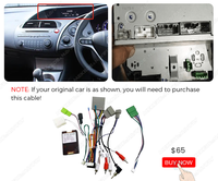 Navifly DUDU 7 Unité principale tactile de voiture BT Wifi Aide à l'inversion Authentique Audio Lecteur de voiture sans fil pour HD23 Honda Civic 2006-2011