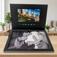 Brochure Video con Schermo LCD HD IPS da 4/4,3/5/7 Pollici, Stile Laptop, Stampa Personalizzata Fronte-Retro per Regali