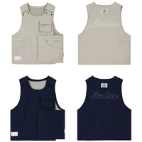 Leduo Homme 2025 Hiver Nouvelle Arrivée: Gilet Imperméable Multi-Poches Fonctionnel Extérieur avec Détails Inspirés de la Veste