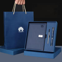 Carnet en cuir PU à couverture rigide avec logo personnalisé et stylo signature, coffret cadeau pour cadeaux d'entreprise