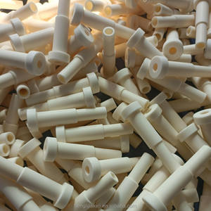 Kunden spezifische 99% Aluminiumoxid-Keramik rohre Hochtemperatur-Flüssigstrahl-Rund rohre und Porzellan düsen Premium-Keramikteile - Product Image 3