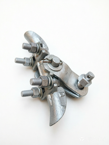 Pince de suspension XGU pour équipement de ligne sur poteau en acier galvanisé, norme IEC - Product Image 1