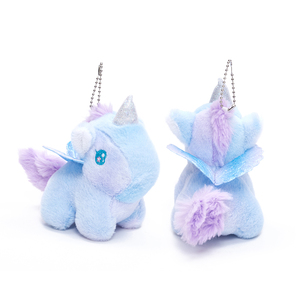 Porte-clés licorne mignon fait main, pendentif en peluche style Ins, boule de fourrure, décoration de sac, cadeau - Product Image 4