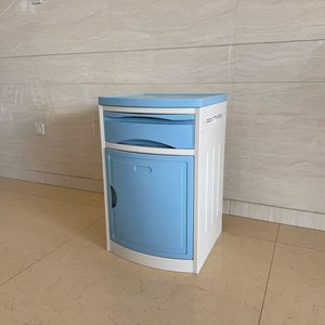 Medical Bedside Table 3 Layers Plastic Drawer <b>Cabinet</b> For Hospital Inpatient Use - Product Image 3