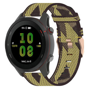Correa de Nailon de Alta Calidad para Reloj <span class=keywords><strong>Garmin</strong></span> <span class=keywords><strong>Forerunner</strong></span> <span class=keywords><strong>255S</strong></span>, Elástica, 6 Colores, 18/20/22mm, Correa de Repuesto - Product Image 4