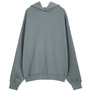 Sudaderas con Capucha de Lujo de Algodón de Doble Capa, Gruesas y Pesadas, Negras, Personalizadas de Estilo Hip Hop, Sin Etiquetas - Product Image 6
