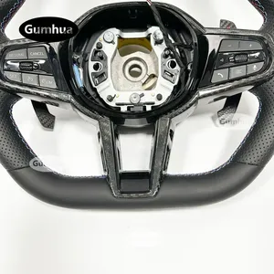 Volante Deportivo CS de Cuero Nappa para X3 G01 X4 G20 G30 G31 G32 G02 G82 G42 G21 G14 M2 G87 M3 G80 M4 G G01, Accesorios para Automóviles - Product Image 4