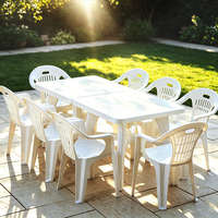 Chaise de jardin en PE durable et légère, fauteuil de camping extérieur confortable, idéal pour hôtel, appartement, patio, pelouse, jaune, portable