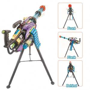 Juguete Electrónico Nurf, Modelo de Pistola Gatling, Plástico ABS, Tamaño Grande, Bala Blanda para Protección - Product Image 5