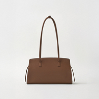 Venta al por mayor de gran capacidad de hombro bolso de mano de moda personalizado de alta calidad elegante de gamuza Pu bolsa de mano para las mujeres