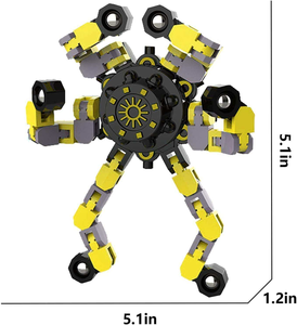 Nuovo campione gratuito <span class=keywords><strong>Fidget</strong></span> <span class=keywords><strong>Spinner</strong></span> catena trasformabile Robot giocattolo meccanico punta delle dita <span class=keywords><strong>Spinner</strong></span> per adulti e bambini <span class=keywords><strong>Fidget</strong></span> <span class=keywords><strong>Spinner</strong></span> - Product Image 3