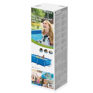 Piscina <span class=keywords><strong>Rectangular</strong></span> <span class=keywords><strong>Intex</strong></span> 28271 de 260 cm con Estructura de Acero Ultra Resistente - Product Image 6