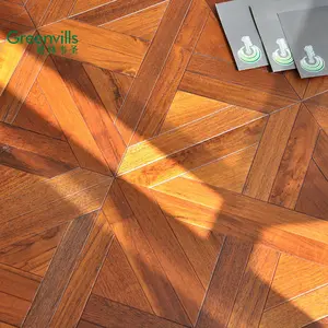 Hot Guangzhou Factory Teak Engineered Timber Flooring Wood Parket