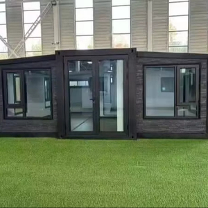 Sang trọng 3 phòng ngủ thép mở rộng nhà di động 20ft/40ft có thể gập lại <span class=keywords><strong>container</strong></span> nhà cho sân thượng khách sạn phòng khách riêng - Product Image 1