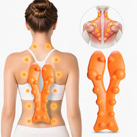 Coussin de massage pour traction cervicale, relaxation corporelle, appareil d'étirement du dos et des épaules, soulagement des douleurs musculaires HMi