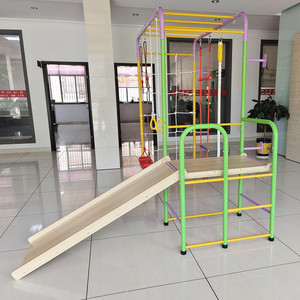 Juego de <span class=keywords><strong>Escalada</strong></span> Interior 9 <span class=keywords><strong>en</strong></span> 1 de Último Diseño 2026, Gimnasio <span class=keywords><strong>en</strong></span> <span class=keywords><strong>Casa</strong></span> para Niños con Tobogán - Product Image 6
