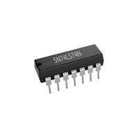 Merrillchip SN74LS74N Circuit Intégré Logique TTL, Double Flip-Flop D à Déclenchement Positif avec Réinitialisation