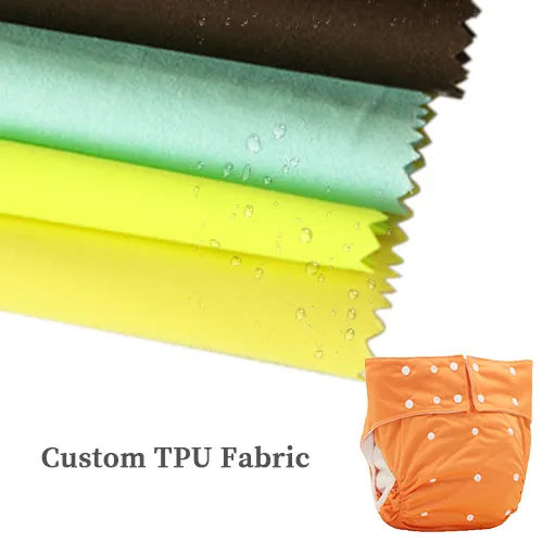 Tela Pul reutilizable personalizada, impermeable, 100% poliéster, licra, película laminada de Tpu, para niños y niñas, pañal de tela