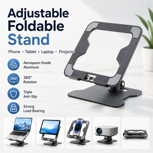 <span class=keywords><strong>Support</strong></span> pour ordinateur <span class=keywords><strong>portable</strong></span> réglable en hauteur, léger, en aluminium, pour bureau, accessoires de bureau à domicile, <span class=keywords><strong>support</strong></span> pour macbook - Product Image 2