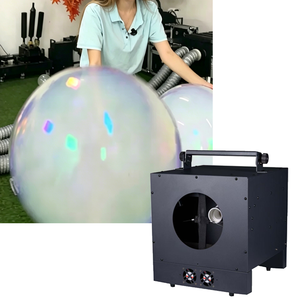 Festive Special Giant 900W Wedding Event Party Smoke &amp; Fog <strong>Bubble</strong> <strong>Machine</strong> with DMX Remote Control Metal Housing AC 110-240V - Product Image 4