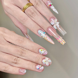 Molde de silicona estilo océano para uñas, molde 3D para tallar conchas, estrellas de mar, fácil de desmoldar, para adornos de uñas bonitos y de ensueño, herramientas de manicura - Product Image 6