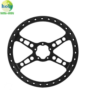 خدمات التصنيع الأصلي للسيارات السباقية حسب الطلب قطع غيار السيارات التي تستخدم عجلة القيادة CNC مع خدمات التصنيع CNC من الألمونيوم 7075-T6