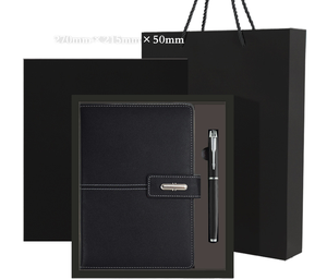 Cuaderno A5 Ecológico Personalizado con Cubierta de Papel, Taza Térmica con Serigrafía, Set de Caja de Regalo para Regreso a Clases, Navidad, Universidad - Product Image 1