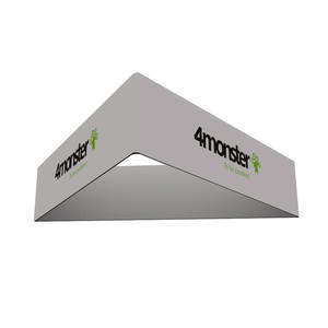 Stand de Exhibición 4Monster Booth 1010 de Alta Calidad, Marco de Aluminio Personalizado OEM, Tela Tensada, Fácil Montaje, Triangular, Colgante de Techo - Product Image 4