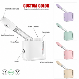Custom Color Electric Facial <b>Steamer</b> 200ml Home Use Hydrating Skin Care Pore Cleanser with Aromatherapy Cap - Product Image 1