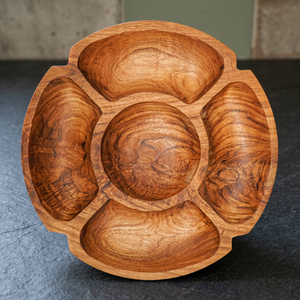 Bandeja de Servicio de Madera de Acacia de Alta Calidad, Ecológica, Moderna y Hecha a Mano, Ideal para Decorar la Sala de Estar del Hogar - Product Image 5