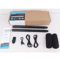 Microphone Sans Fil 3-en-1 Anti-Bruit pour Enregistrement Vidéo et Audio d'Interviews sur Android et Appareil Photo