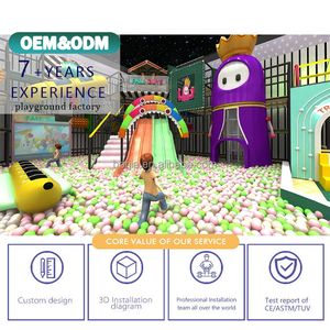 Aire de jeux intérieure de haute qualité pour enfants, équipement de jeux doux pour enfants, ensemble d'équipements de jeux doux intérieurs, aires de jeux interactives commerciales - Product Image 3