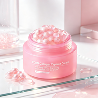 Crème en capsules de collagène PDRN à marque privée OEM ODM, personnalisable, anti-âge, raffermissante, éclaircissante, gel crème visage à la niacinamide