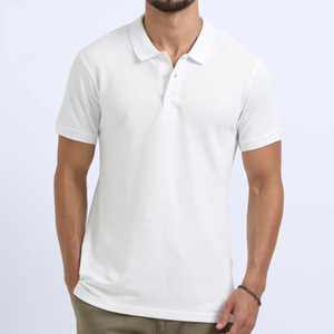 Camisetas de Algodón 100% de la Mejor Calidad, Corte Ajustado para Hombre, con Diseño de Bolsillo, Antiarrugas, Estilo Golf, Proveedor de Marca Privada - Product Image 2